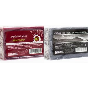 Soap4Health Handgemaakte Zeep Combi Pack - Wijn & Vulkaanas - Douche en Handzeep - Antibacterieel
