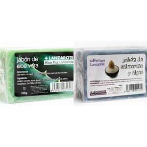 Soap4Health Handgemaakte Zeep Combi Pack - Aloe Vera & Zee - Douche en Handzeep - Antibacterieel