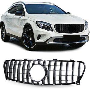 Mercedes GLA X156 Facelift 2017 t/m 2020 Sport Grill Hoogglans Zwart Amg GT Look Panamerica