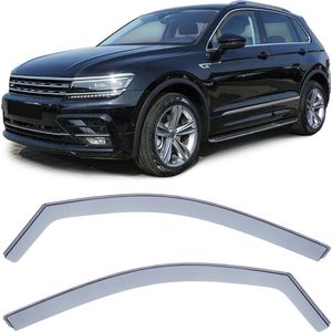 Zijwindscherm Smoke Geschikt Voor Vw Tiguan 2 vanaf 2016 Zijwindschermen Zijwind Regen