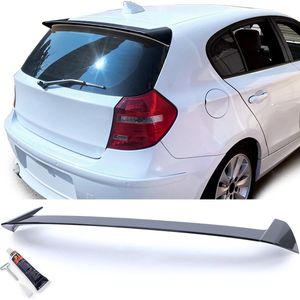 Dakspoiler Extention Lip Styling Dak Spoiler Hoogglans Zwart Geschikt Voor Bmw E81 E87 Vanaf 2004 t/m 2012