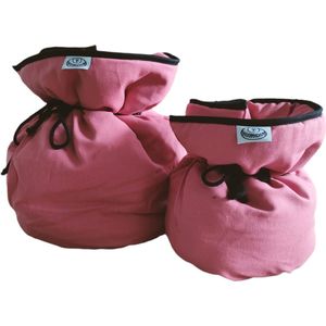 Hooimadam - Roze effen canvas - set van 2 - groot+klein - hooikist - kookzak - pannenstoof - slowcooking - duurzaam koken - energiezuinig koken