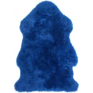 Schapenvacht echt - Blauw Vloerkleed van Schapenvachten