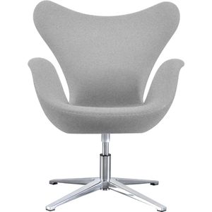 Swan Chair | Sean Chair Grijs Kasjmier | Tulip Chair | Chroom Onderstel | Staffelkorting