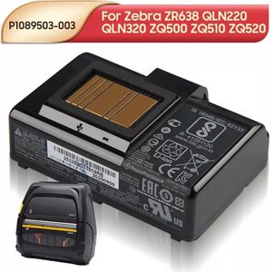 Originele Vervangende Batterij P1089503-003 Voor Zebra ZR638 QLN220 QLN320 ZQ500 ZQ510 ZQ520 Mobilephone Printer Batterij 3400Mah