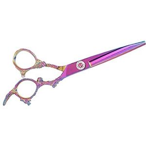 Professionele haarknipschaar, kappersschaar Makkelijk te gebruiken Glad voor kapperszaak voor kappers voor thuis(Scherpe schaar)