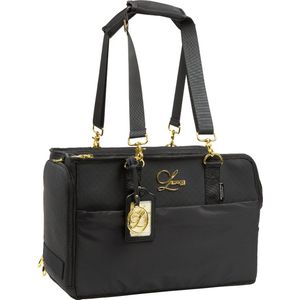 Designer Vliegtuig Hondentas | Luxe Hondentassen | Hondendraagtas | Honden Draagtas | Honden Reistas | Zwart