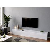 Nova Design Ezra 276 cm TV Meubel Hoogglans Wit