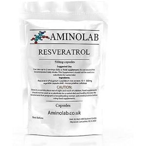 Aminolab - Resveratrol - Hoge Sterkte 500mg 365 Capsules