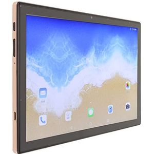 10 inch tablet 1920x1200 goud IPS HD kindertablet 12 voor Android om te schrijven EU-stekker