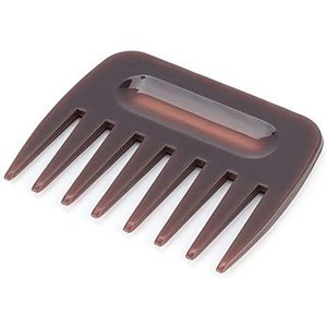 Oliekam voor mannen, brede, grote tand, brede tandkam voor dagelijks gebruik in het huishouden (korte kam met brede tanden)