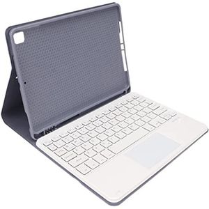 Draadloos Toetsenbord, Auto Sleep Tablet Toetsenbord Potloodhouder Magnetische Antislip Beschermhoes voor Air 2 (Zwart)