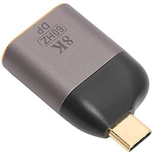 USB C Naar DisplayPort-adapter, 32,4 Gbps Overdracht C Naar DisplayPort-kabel Plug and Play voor Bedrijven
