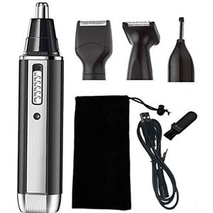 Neus Tondeuse 4in1 Gebruik Neus Haar Elektrische Scheren Apparaat Wenkbrauw Trimmer Baard Haar Trimmer Multifunctionele USB Oplaadbare