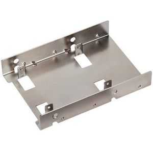 SilverStone SST-SDP08 - inbouwframe 3.5"" met houder voor 2x 2.5"" SSD/HDD