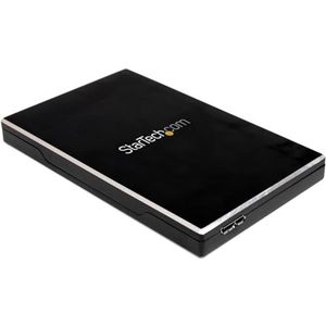 StarTech.com 2,5 inch SATA/SSD USB 3.0 SuperSpeed harde schijf behuizing - zwart - externe behuizing voor 2,5 inch (6,4 cm) SATA HDD