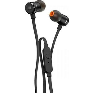 JBL in-ear hoofdtelefoon oortelefoon met 1-knops afstandsbediening en geïntegreerde microfoon Compatibel met Apple en Android apparaten T290 in-ear hoofdtelefoon (aluminium) 1 zwart