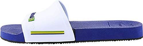 Havaianas uniseks-volwassene Slide Old Slide Brasil, Blue Marine Blue White , 35/36 EU