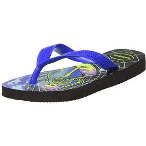 Havaianas Radicale teenslippers voor kinderen, uniseks, Zwart Blauwe Ster, 27/28 EU