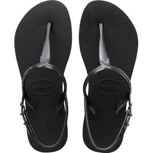 Havaianas - Dames Twist - Platte Sandalen - Zwart - Verstelbare Gesp