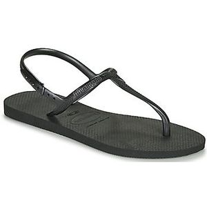 Havaianas Twist sandalen voor dames met T-sluiting, zwart, 35/36 EU