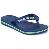 Havaianas Brasil 4000032 Slippers uniseks-volwassene,Blauw (Navy Blue),43/44 EU