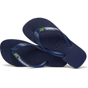 Slipper Havaianas Brasil Logo Navy Blue