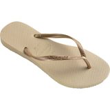 Havaianas - Dames Slank - Sandalen - Zandgrijs/Lichtgoud - Absorberend Design