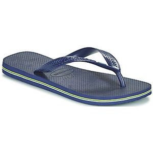 Havaianas, unisex volwassenen, Brazilië, slippers, marineblauw, 4,5/5 VK