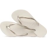 Havaianas - Slim - Teenslippers - Wit - Rubber