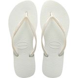 Havaianas - Slim - Teenslippers - Wit - Rubber