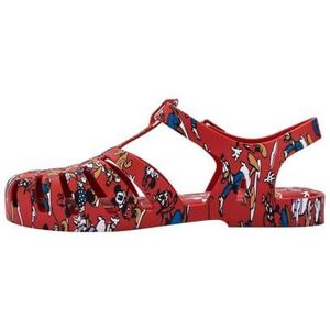 Melissa - Possession Print + Mickey And Friends - Sandalen - Rood Multicolor - Jelly