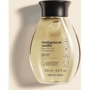 O Boticário NativaSPA Hydraterende Body Olie Vanilla uit Madagascar 200ml