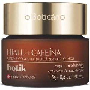 Botik - Hialu + Cafeïne - Geconcentreerde oogcrème hyaluronzuur + cafeïne 15 gram - voor diepe rimpels
