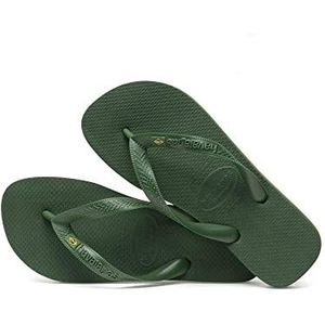 Havaianas Brasil 4000032 Slippers uniseks-volwassene,Groente (Amazonia),45/46 EU