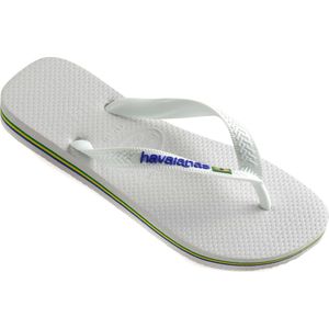 Slipper Havaianas Brasil Logo White