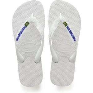 Havaianas Brazil Logo Flip Flops - White- Heren, White