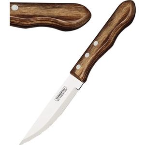 Tramontina Churrasco steakmessenset Jumbo 4-delig - Bruin - Hout
