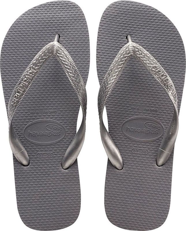 Havaianas - Slim - Teenslippers - Zilver Staal Grijs - Rubber
