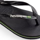 Havaianas Brasil Logo Slipper Black/Black 728