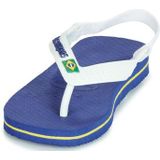 Havaianas Unisex Baby Brasil Logo II teenslippers, Blauw marineblauw