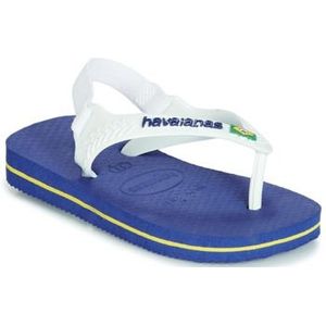Havaianas Brazil Logo Flip Flops Baby's, Midnight Blue