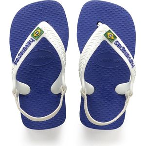 Slipper Havaianas Baby Brasil Logo II Marine Blue-Schoenmaat 23 - 24