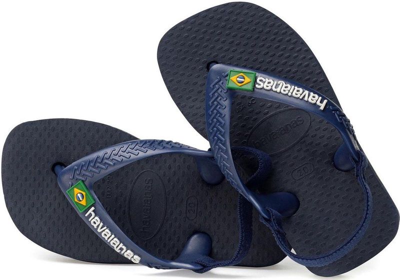 Havaianas - Brasil Logo II - Slipper - Marine Blue - 100% Rubber