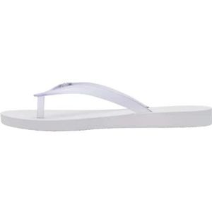 melissa Sun Flip Flop Ad, platte sandalen voor dames, Wit, 35/35.5 EU
