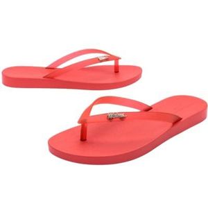 Melissa Sun Flip Flop Ad platte sandaal voor dames, Rojo, 38 EU
