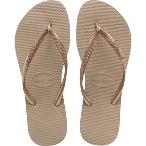 Havaianas - Dames sandalen en slippers - Slim Rose Gold voor Dames - Maat 37-38 - Goud