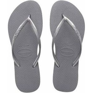 Havaianas - Dames sandalen en slippers - Slim Steel Grey voor Dames - Maat 39-40 - Grijs
