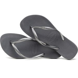 Havaianas - Slim - Teenslippers - Staal Grijs - Rubber