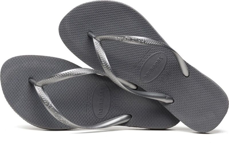 Havaianas - Slim - Teenslippers - Staal Grijs - Rubber